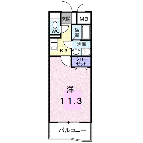 間取り図 グランディールＦ