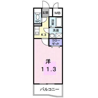 間取図 グランディールＦ