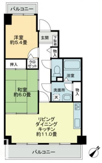 間取図 エスポワール辻