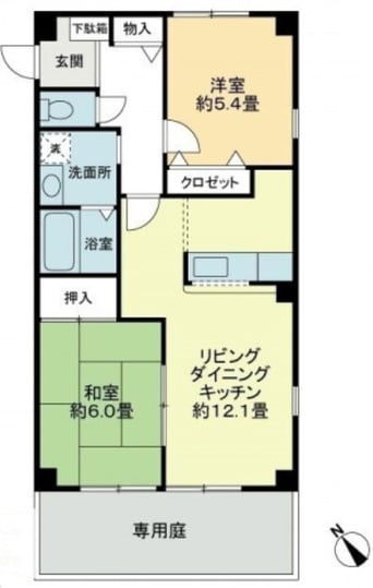 間取図 フォブール大森