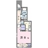 メゾフォルテ松島 1Kの間取り
