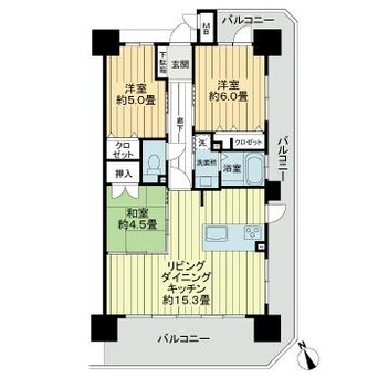 間取図 アルファライフ松島公園