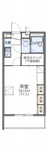 レオパレスＡＳＴ 1Kの間取り