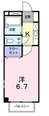 高松琴平電気鉄道<ことでん長尾線>/林道駅 徒歩16分 2階 築23年 1Kの間取り