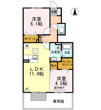 間取図 グランシャリオ