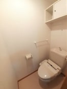 落ち着いた色調のトイレです パレス・ニュールミネⅡ　Ａ