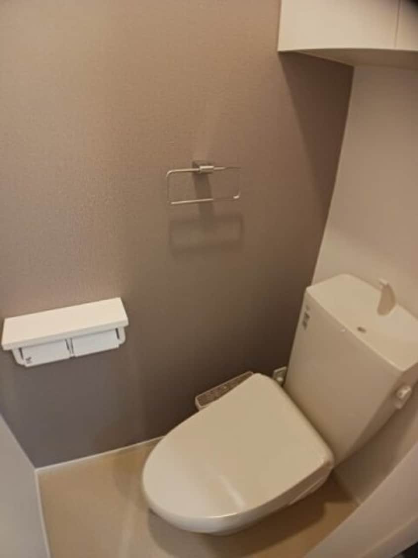 落ち着いた色調のトイレです メゾン・ミクニⅠ　Ａ