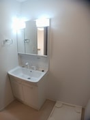 ゆったりとスペースのある洗面所 メゾン・ミクニⅠ　Ａ