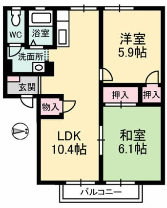 間取図 フレグランス飯山　Ｃ棟