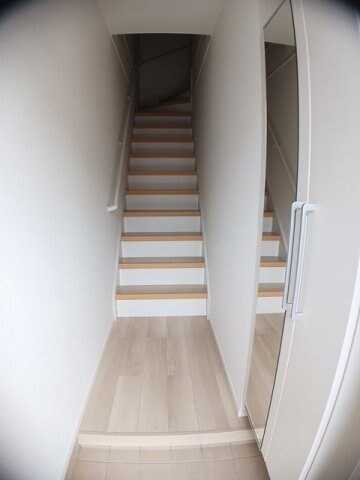 毎日通る玄関はこちらです ハイツ　ＨＡＹＡＳＨＩ　２