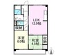 サンセットヒルズⅡ 2LDKの間取り