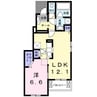 アネシス木太Ｂ 1LDKの間取り