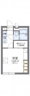 レオパレスＡＳＴｃ．ＤＡ 1Kの間取り