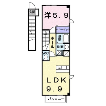 間取図 ヌーベル・シェトワ　Ｃ