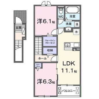 間取図 ＦＬＡＴ　Ｙ　Ⅳ