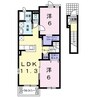 Ｐｏｒｔｅ　Ｒｅｇａｌｏ　Ⅰ 2LDKの間取り