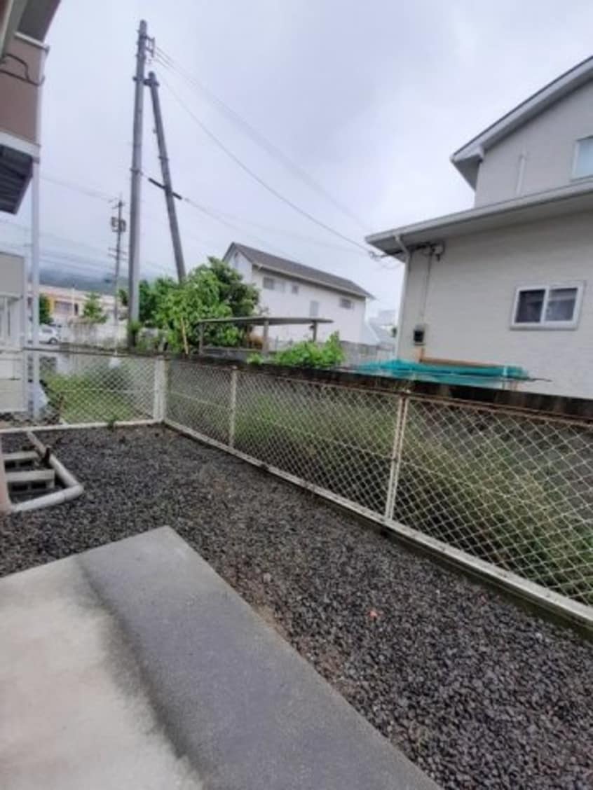 お庭も活用できます エルディム磯野