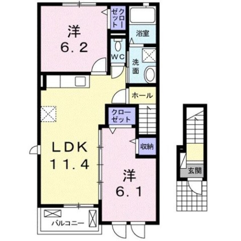 間取図 ポムドテールＴ