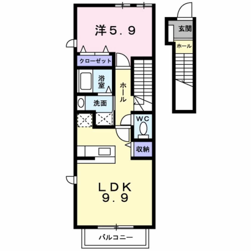 間取図 カリーノ
