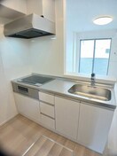 コンパクトなキッチンで掃除もラクラク ラ・フォレスタⅡ