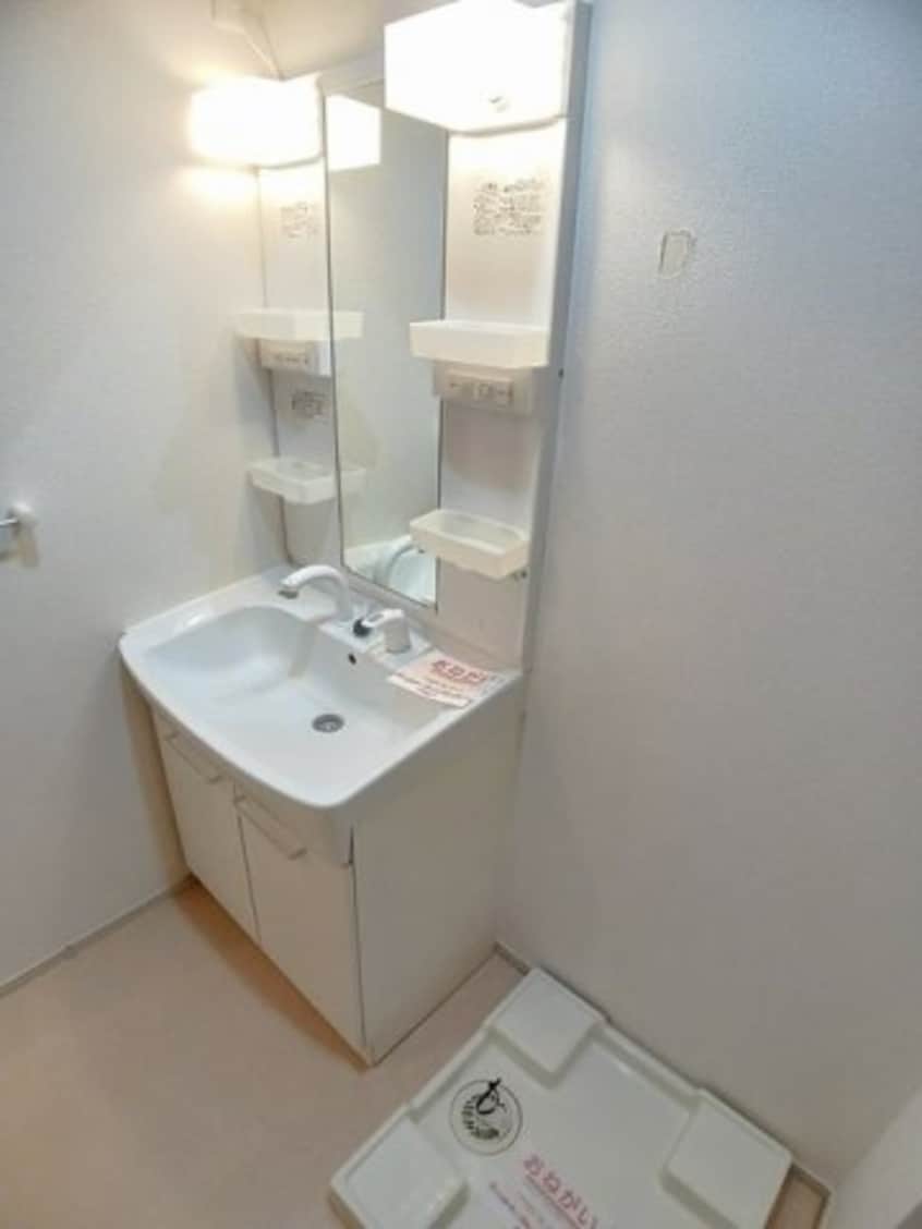 スペースが確保できる洗面所です リジエール　タンドルＢ