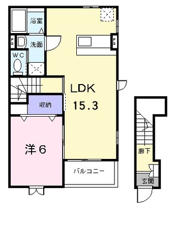 間取図 エアリー・ガーデンＢ