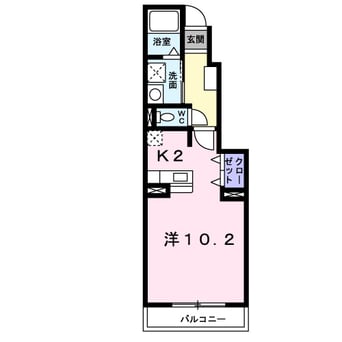 間取図 パレス　ニュールミネ　Ｄ