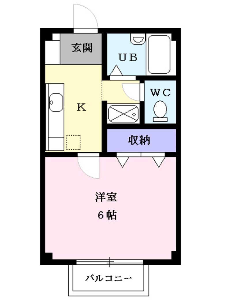 間取図 イグレック。楯　Ｂ