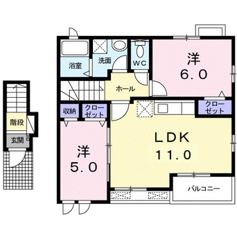間取図 ハーヴェスト袖村　Ｃ