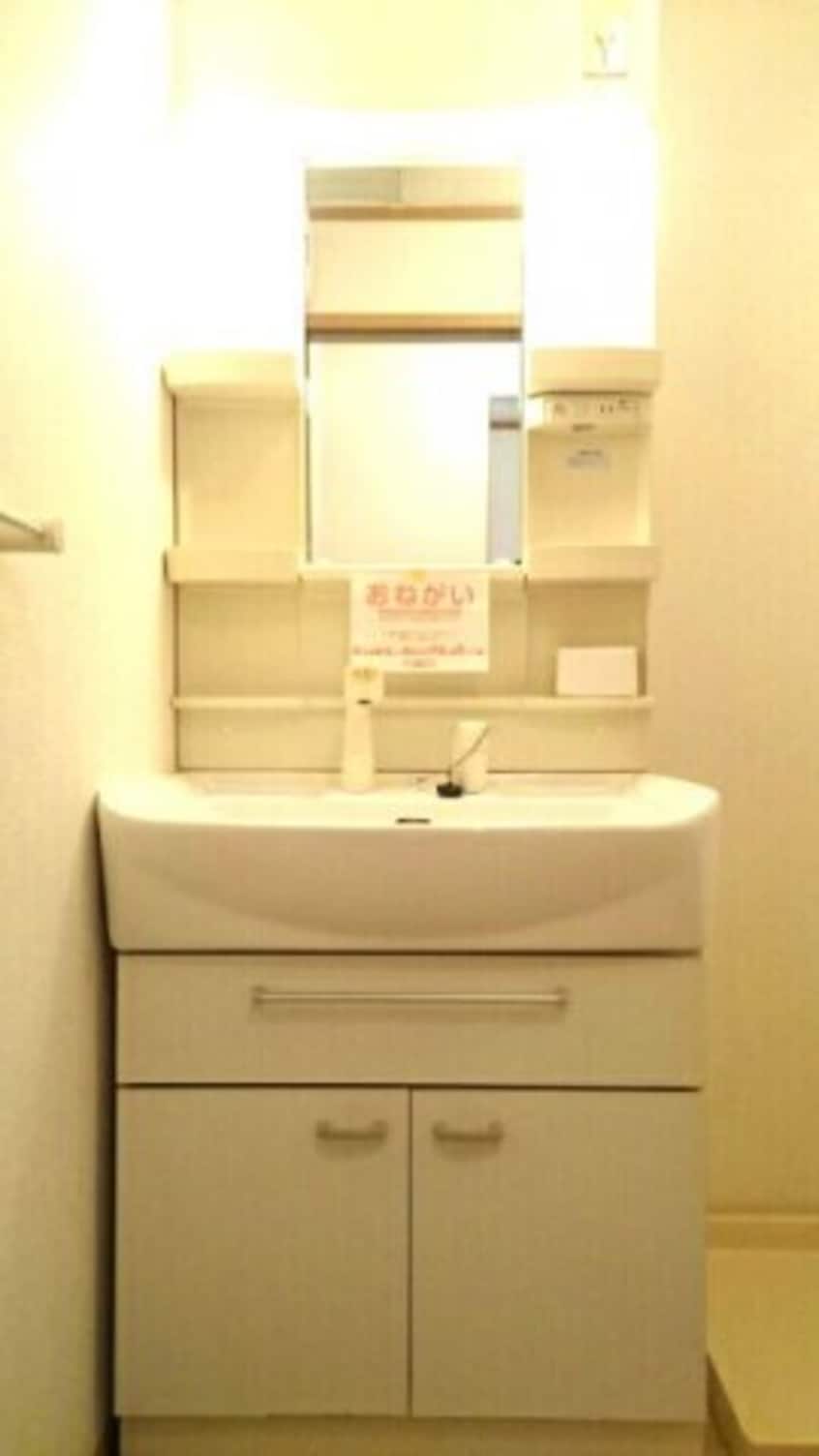 明るい洗面所です グリーンパレス