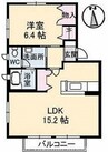 高松琴平電気鉄道<ことでん長尾線>/林道駅 徒歩18分 2階 築17年 1LDKの間取り