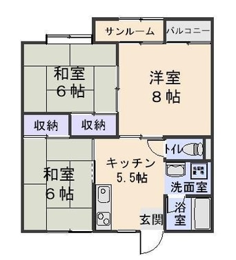 間取図 ファミリー8