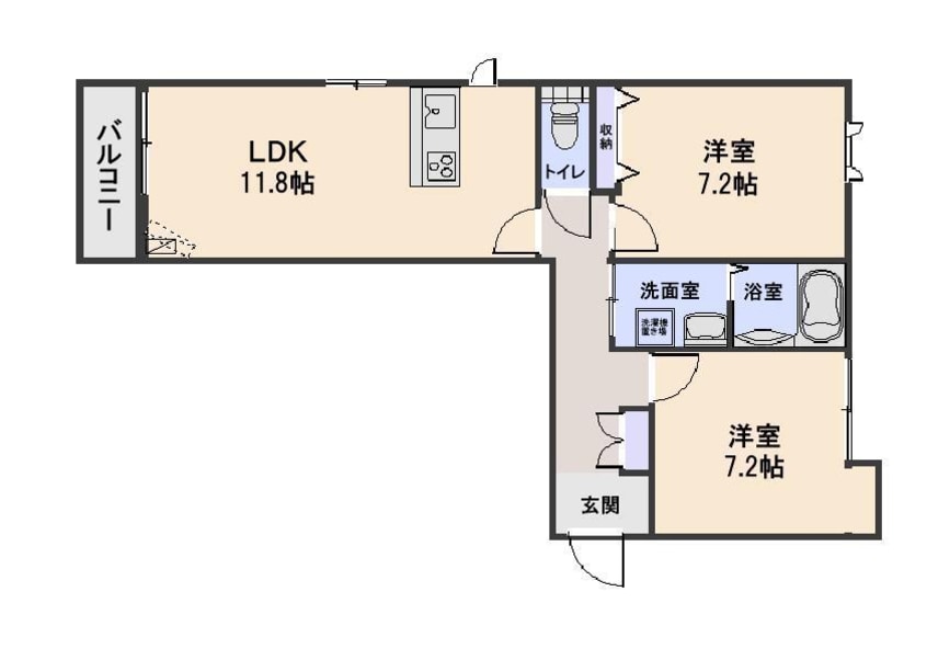 間取図 小中野レジデンス四季庭
