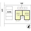 駐車場配置図 セジュールKARUNI　C
