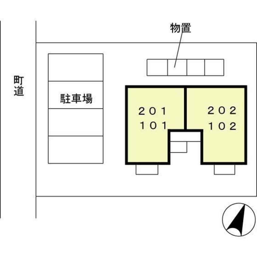 駐車場配置図 セジュールKARUNI　C