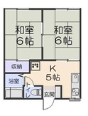 コーポ双葉の間取図