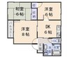 パークサイド野沢 Ａ 3DKの間取り