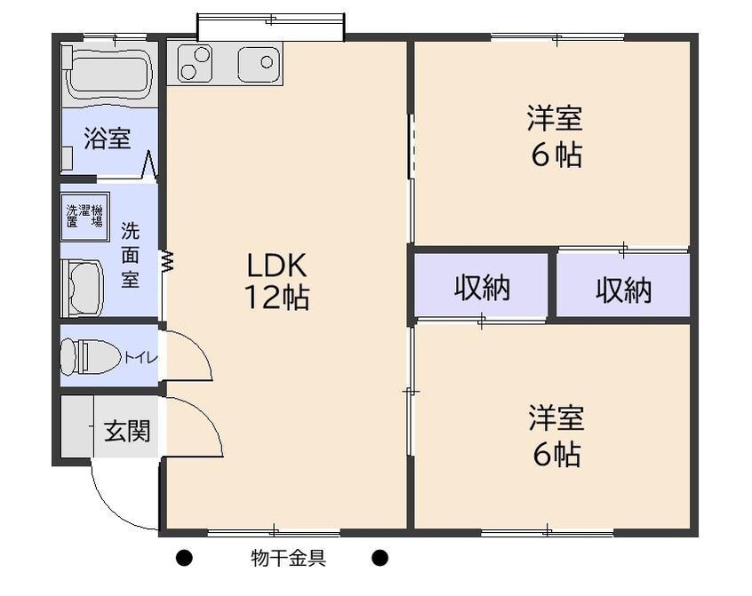 間取図 セティールヒヨリ
