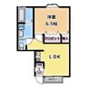 BELLA　CASA　住ヶ谷 1LDKの間取り