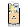 こーぽS 1Kの間取り