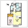 サニーフラット大道北　A 1LDKの間取り