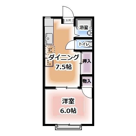 間取り図 パークサイド鹿島