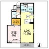 プレミール・カーサ　B 1LDKの間取り