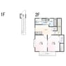 住ヶ谷レジデンス 2DKの間取り