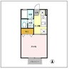 ジュネスR　Ⅰ 1Kの間取り