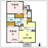 クレアトゥール柏　B 2LDKの間取り