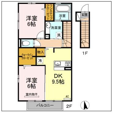 間取り図 パストラル　C