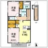パストラル　C 2DKの間取り