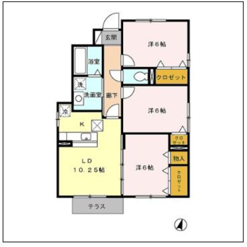 間取図 ビリディアンⅡ