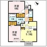 グローブ 2DKの間取り